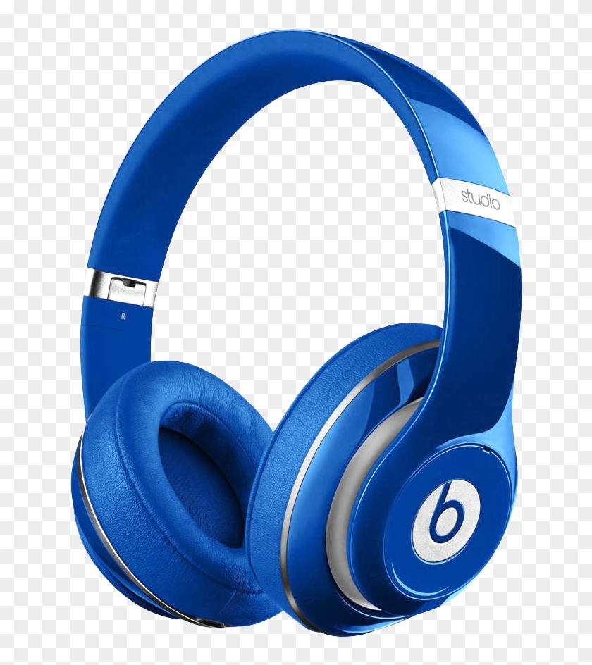 Headphone - Beats Bluetooth Headphones Blue Clipart