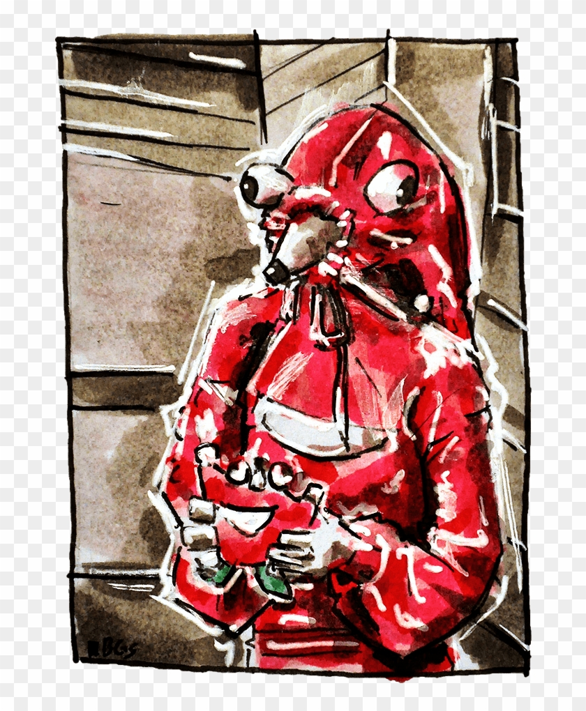 [photographer] Ugandan Knuckles Cosplay - Modern Art Clipart