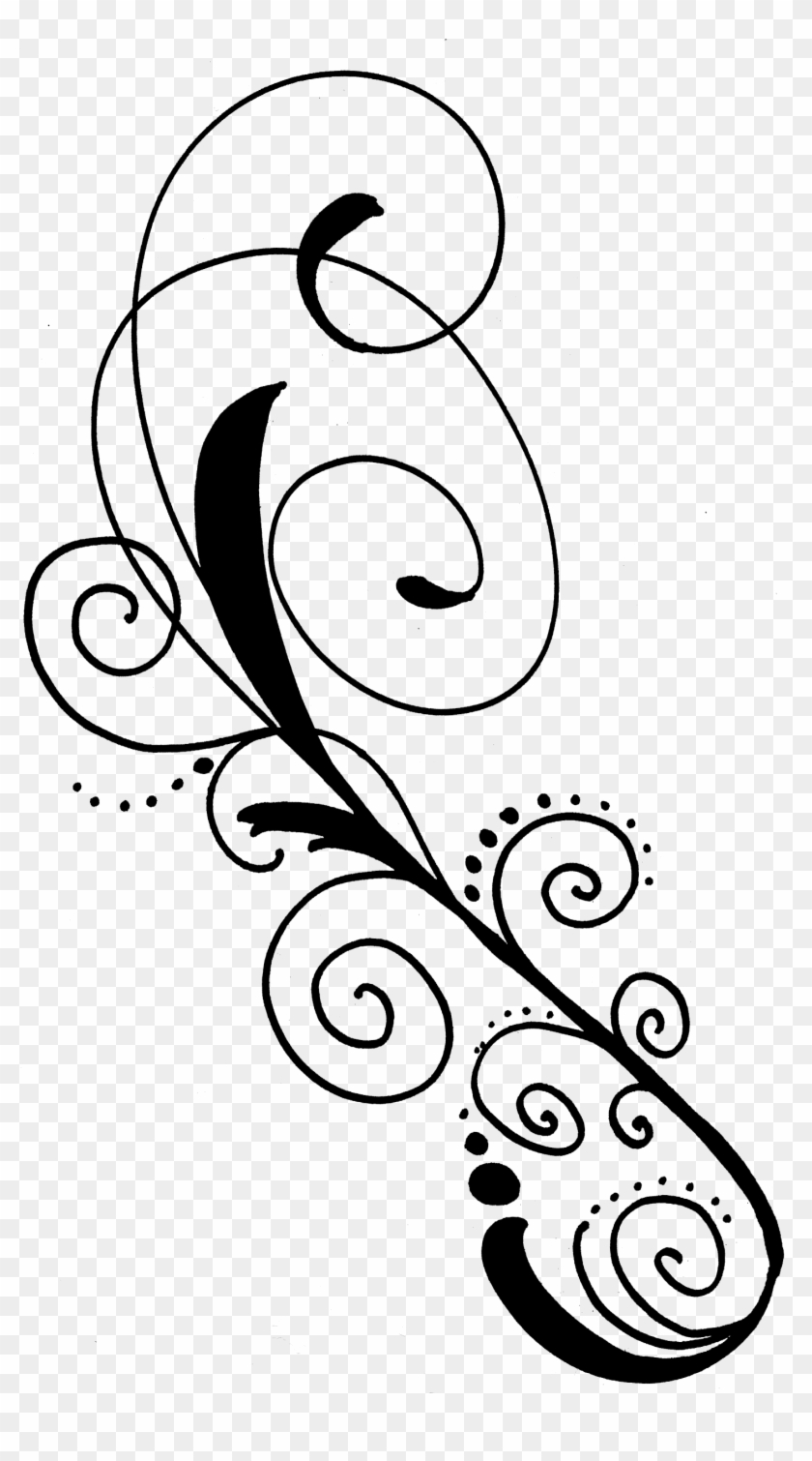 Curve Clipart Outline - Black Designs With Transparent Background - Png Download