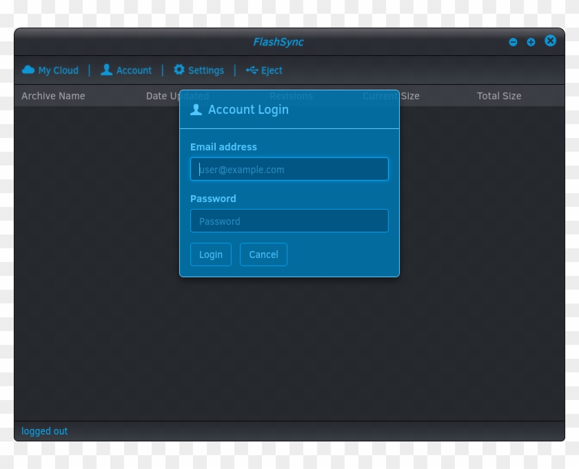 An Early Development Image Of Flashsync, A Client Side - C++ Ui Framework Clipart #285504