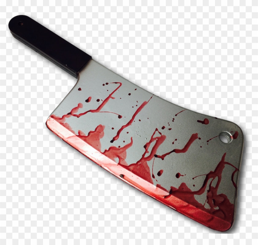 Bloody Meat Cleaver Clipart