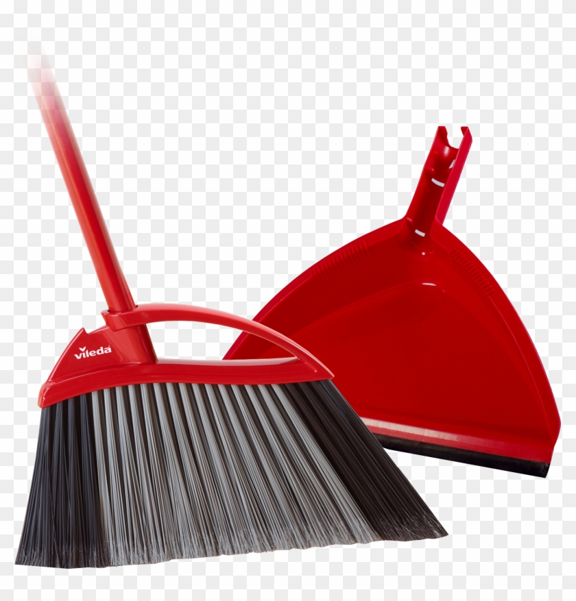 Super Angle Pro Broom With Dustpan - Dustpan Clipart