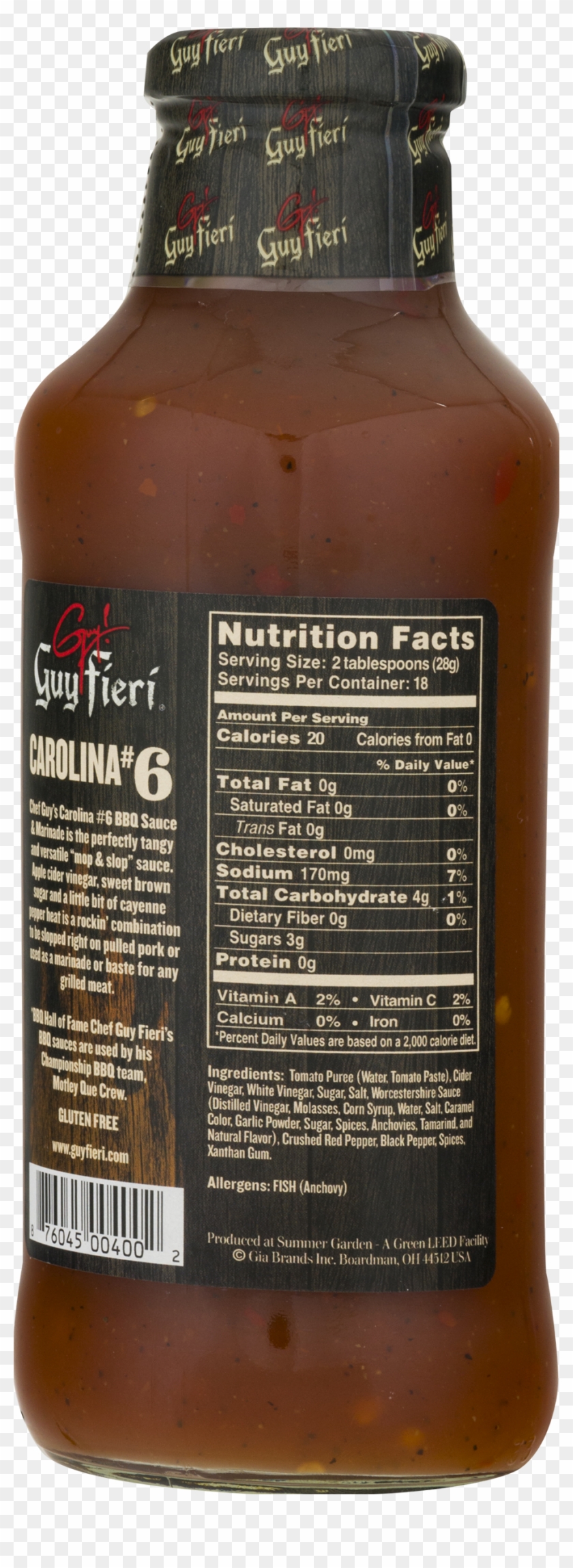 Gia Brands Guy Fieri Barbecue & Marinade Sauce, 19 - Guy Fieri Buffalo Sauce Ingredients Clipart