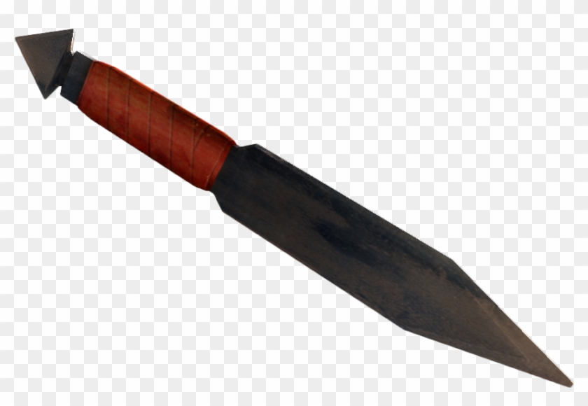 Throwing Knife - Bowie Knife Clipart #285777
