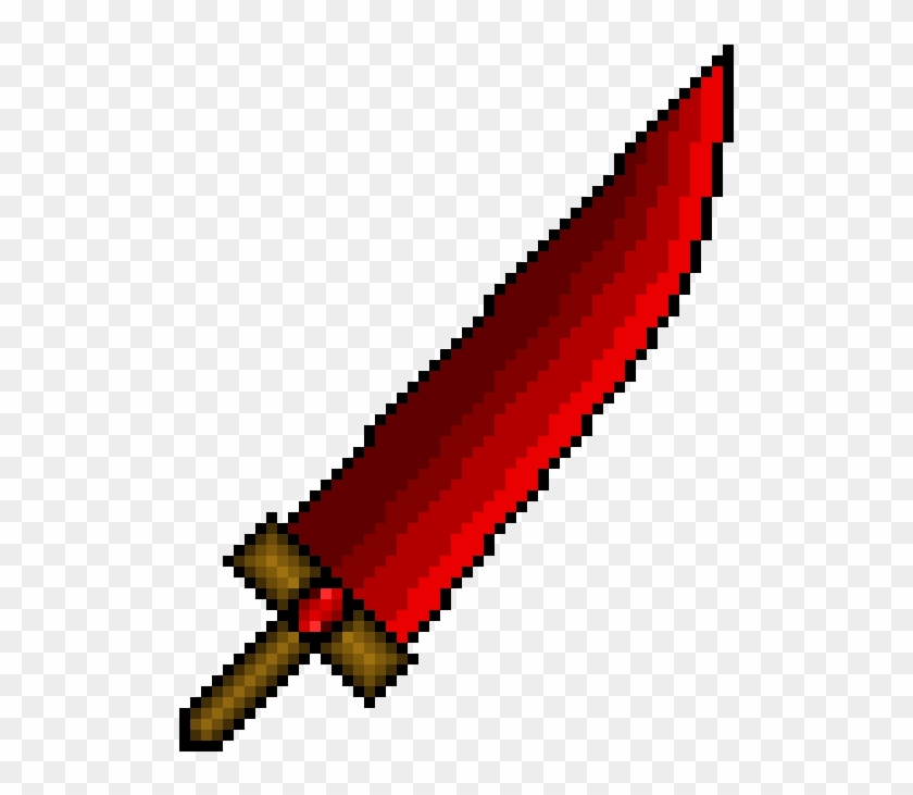 Bloody Knife - Pixel Art Bloody Knife Clipart #285883