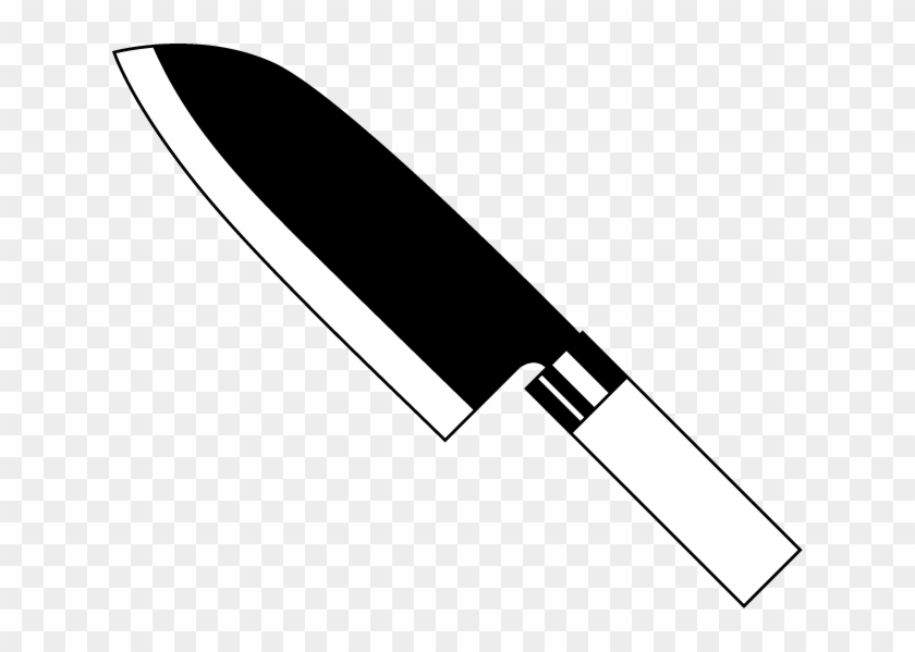 Knife Clip Art - Knife Black And White - Png Download
