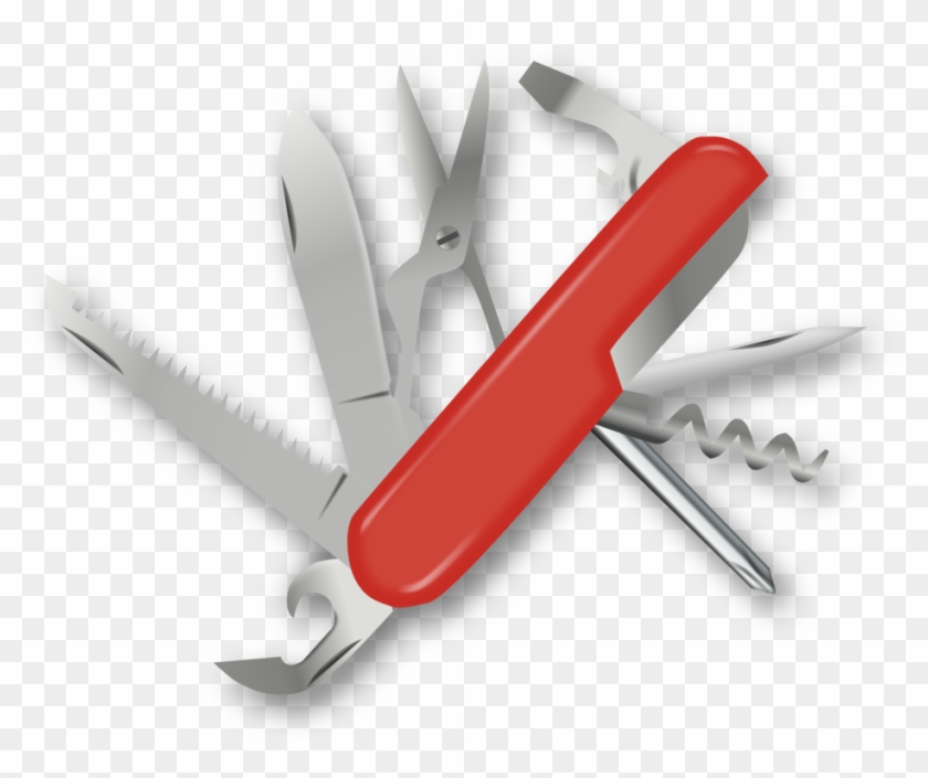 Swiss Army Knife Pocketknife Armed Forces Tool - Swiss Army Knife Free Clipart #286505