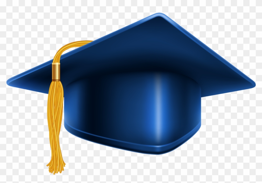 Blue Hd Graduation - Blue Graduation Cap Png Clipart