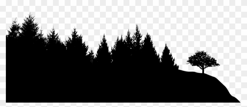 Forest Silhouette Png - Forest Silhouette Transparent Background Clipart #287121