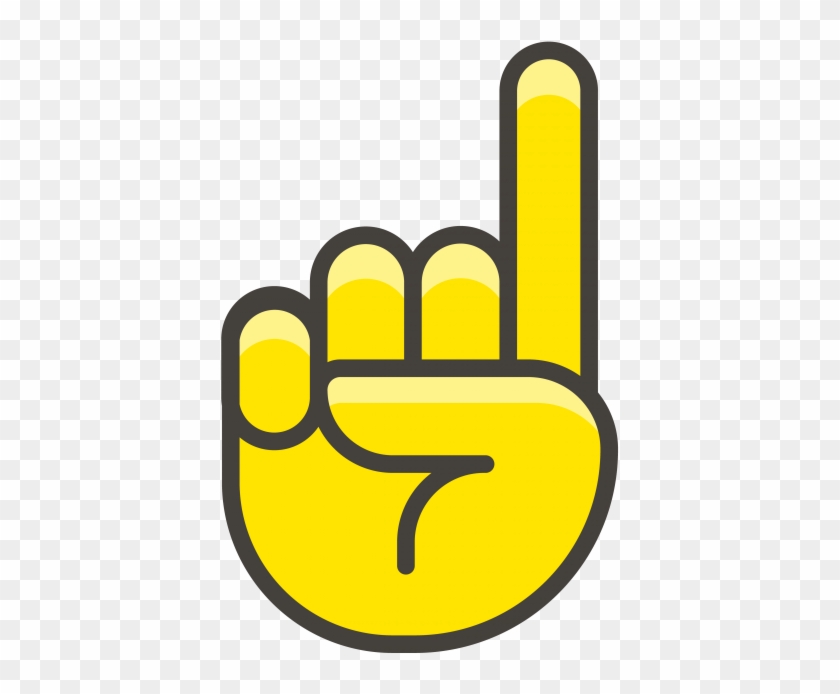 Index Pointing Up Emoji - Icon Clipart