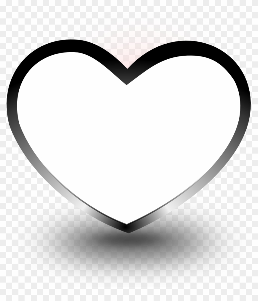 Heart In Black Clipart