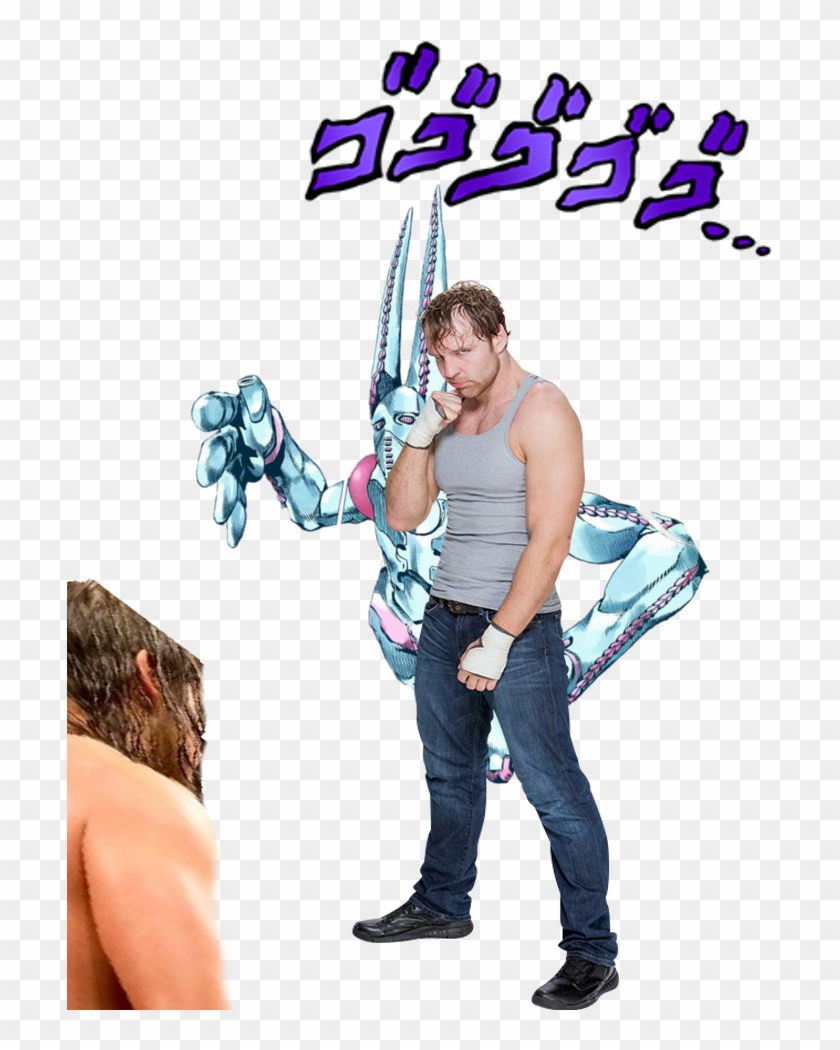 Dean Ambrose And His 「 S T A N D O 」 - Bongo Cat Bites Za Dusto Clipart
