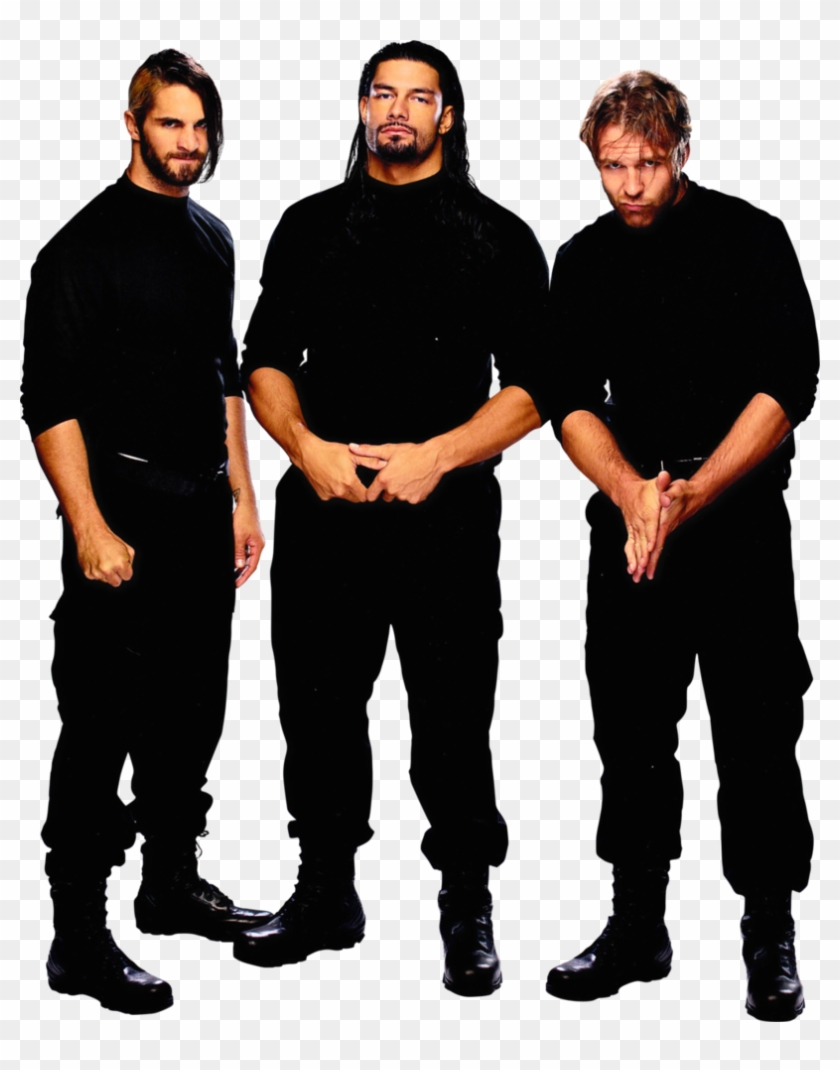 Seth Rollins, Dean Ambrose And The Cousin Of The Rock - Roman Reigns The Shield Wwe Clipart #287588