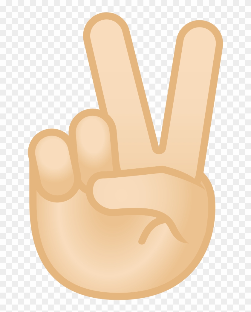 Download Svg Download Png - Victory Png Hand Emoji Clipart #287659