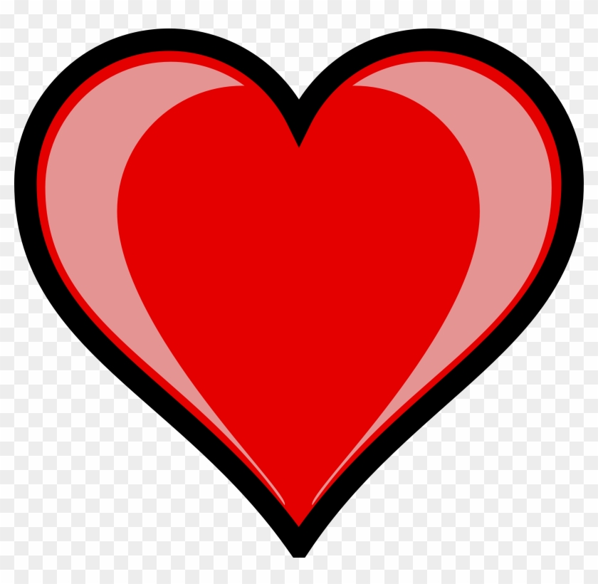 Red Heart - Love Heart Clipart Png Transparent Png #287725