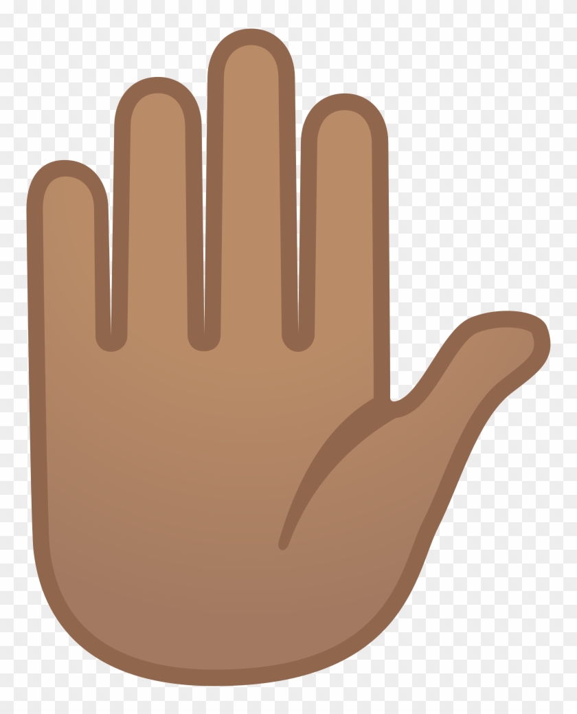 Download Svg Download Png - Emoji Raised Hand Clipart #287945