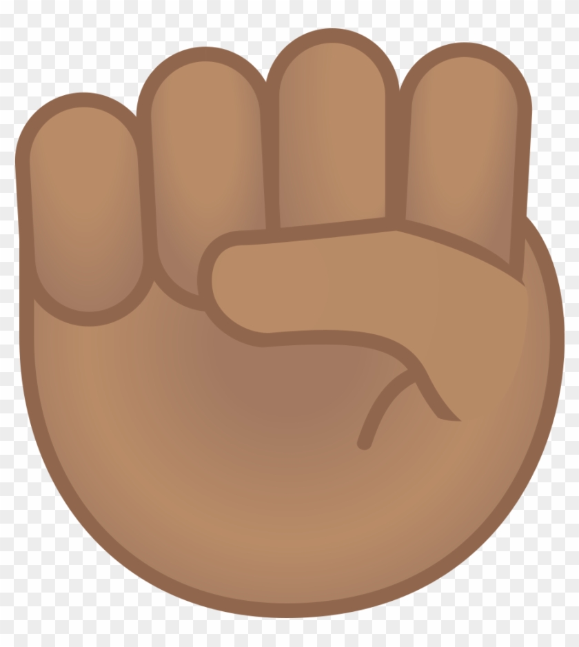 Download Svg Download Png - Brown Fist Emoji Png Clipart