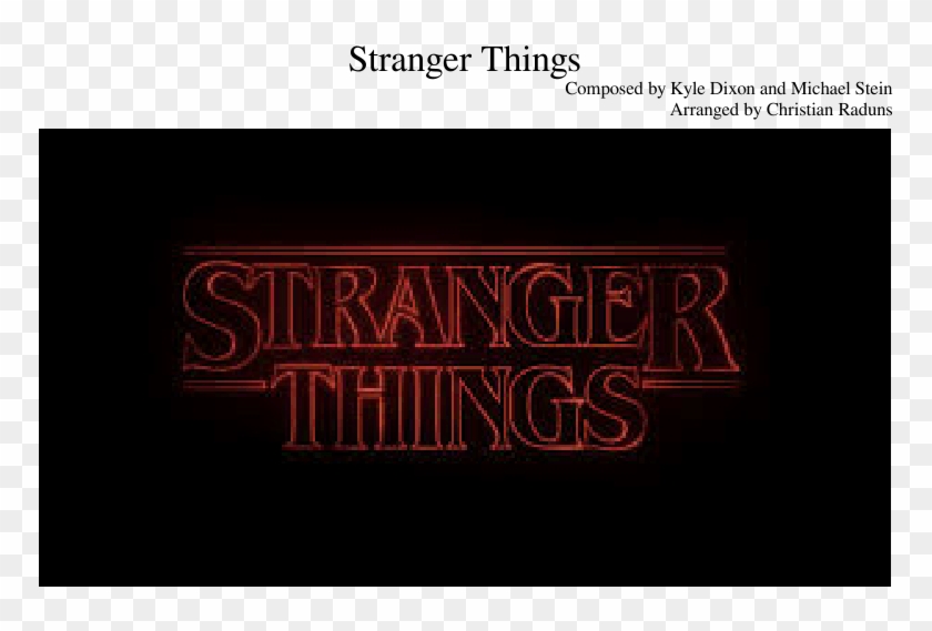Stranger Things Main Theme - Carmine Clipart #289109