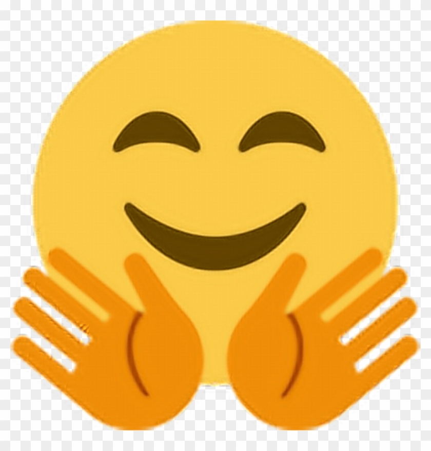 1024 X 1024 6 - Hug Emoji Twitter Clipart #289186