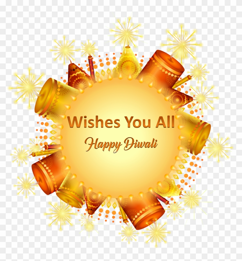 Wishes You All Happy Diwali Png Photo - Transparent Subh Diwali Png Clipart #289845