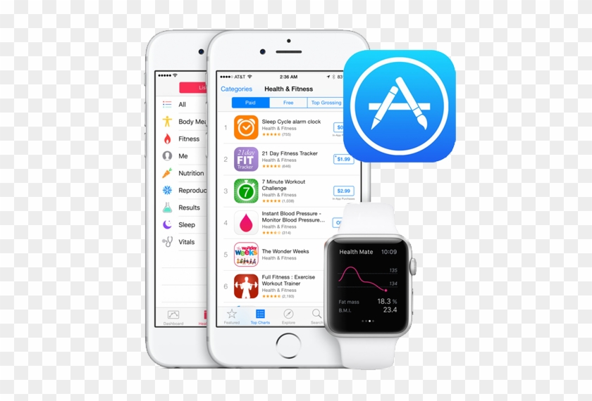 Ios App Store - Apple App Store Health Clipart #2800013