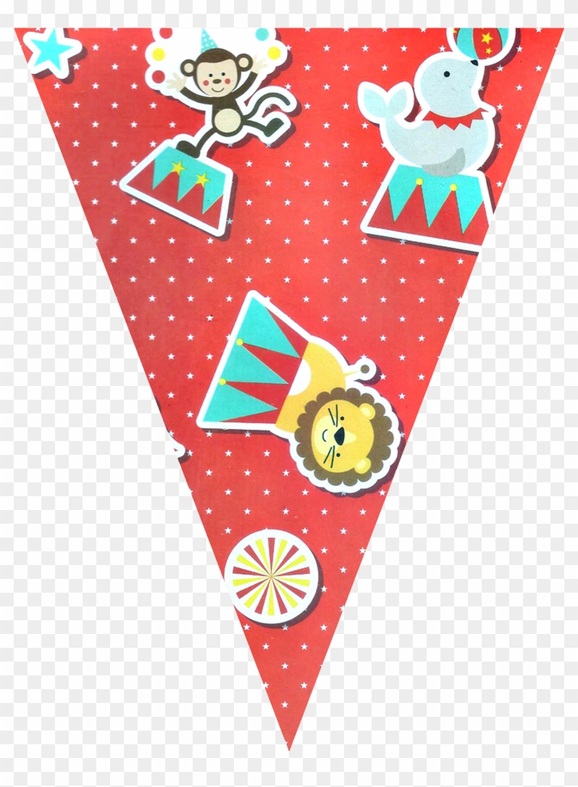 Circo - Banderines - Cartoon Clipart