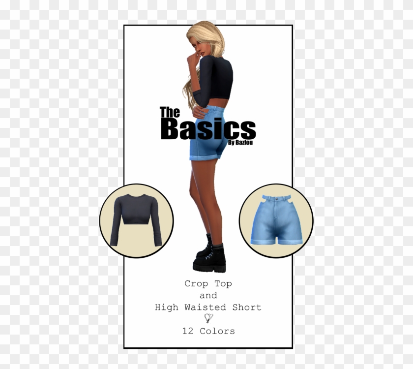 Sims 4 Hoe It Up Mod - Maxis Match Ts4 Shorts Clipart