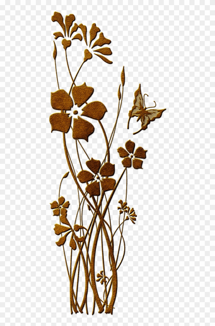 Flowers Ornament Rust Hoe Png Image Clipart