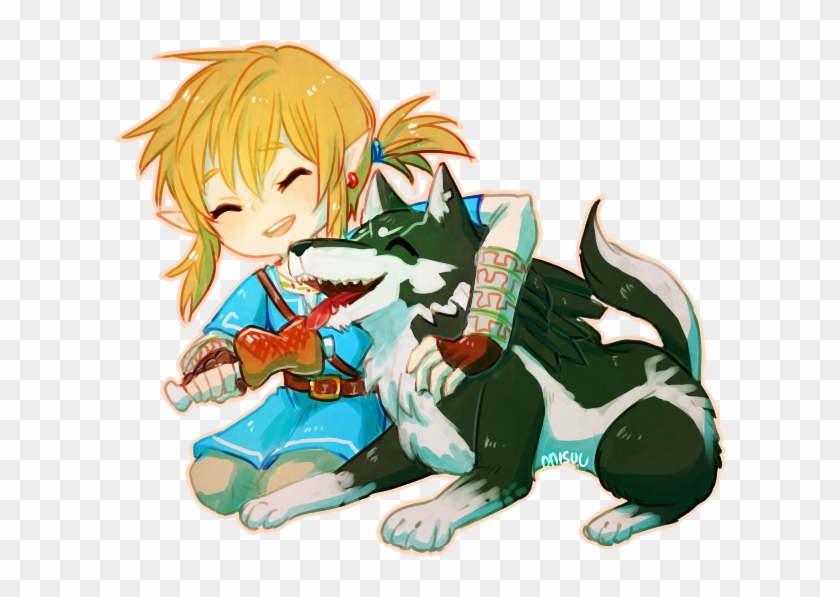Breath Drawing Anime - Chibi Breath Of The Wild Link Clipart #2801019