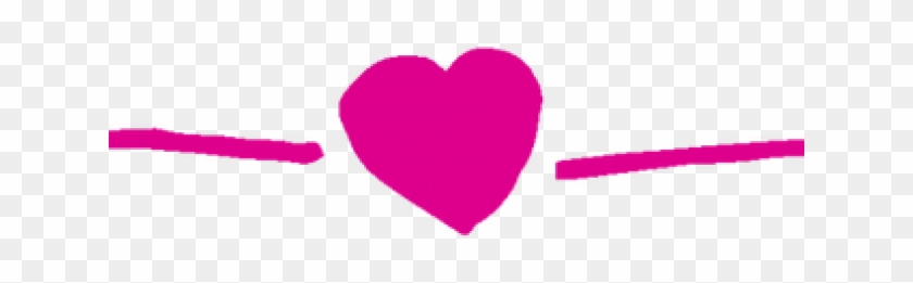 Love Text Clipart Divider - Heart - Png Download