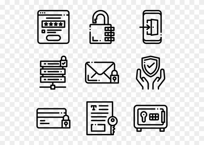Protection And Security - Coding Language Icons Clipart #2802023