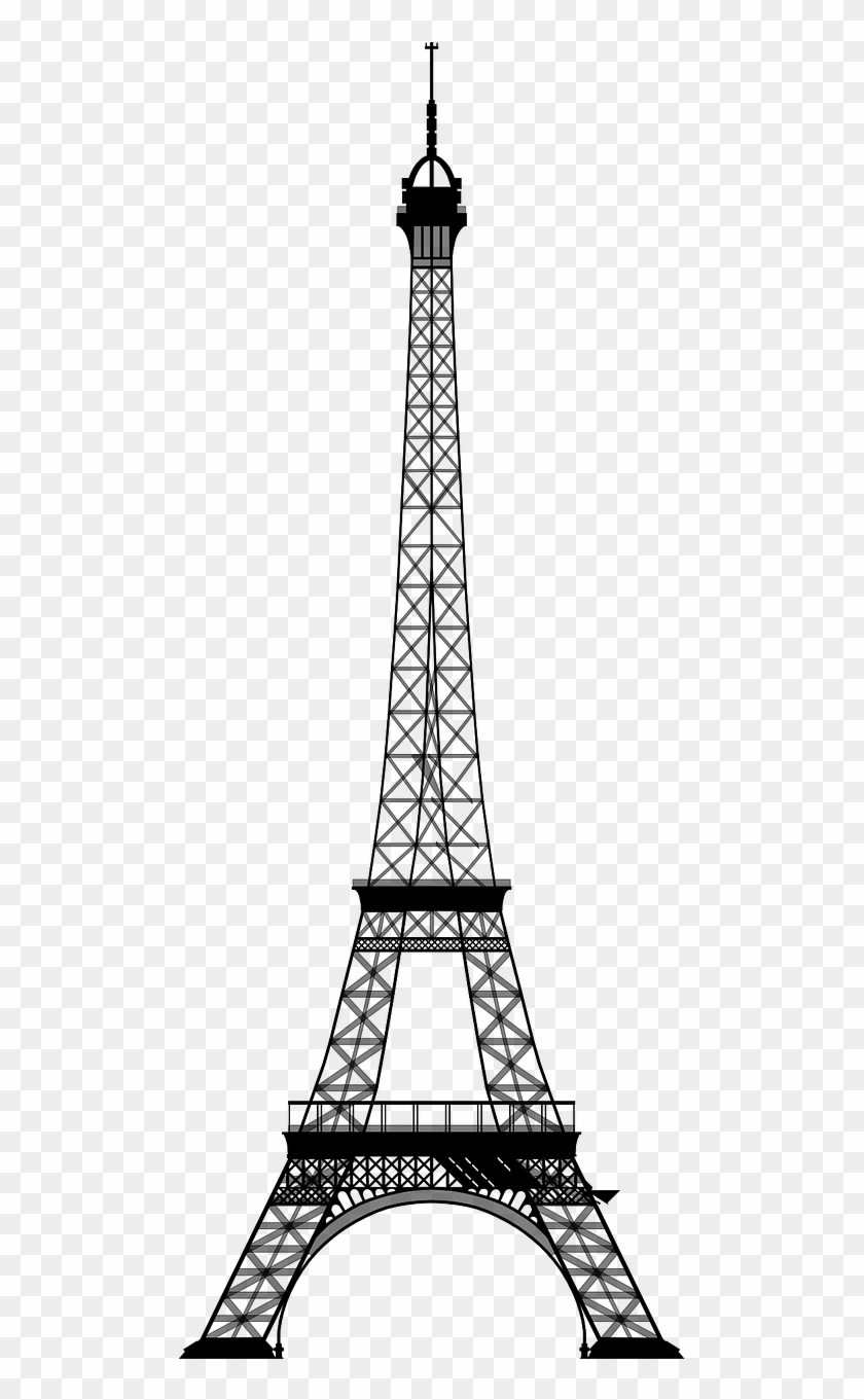 Eiffel Tower Paris Silhouette Png Image - Torre Eiffel Vector Png Clipart #2802204