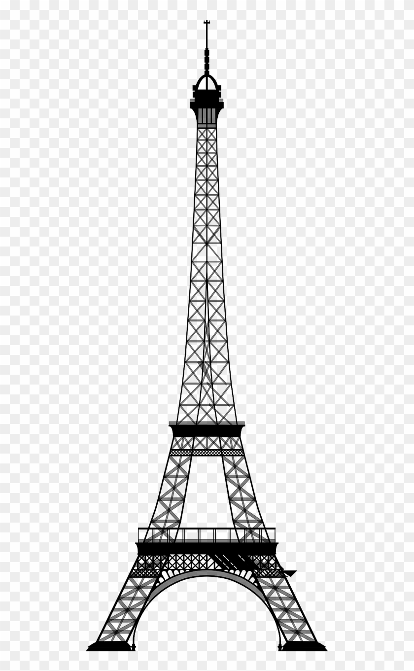 Eiffel Tower Paris Silhouette Png Image - Torre Eiffel Vector Png Clipart