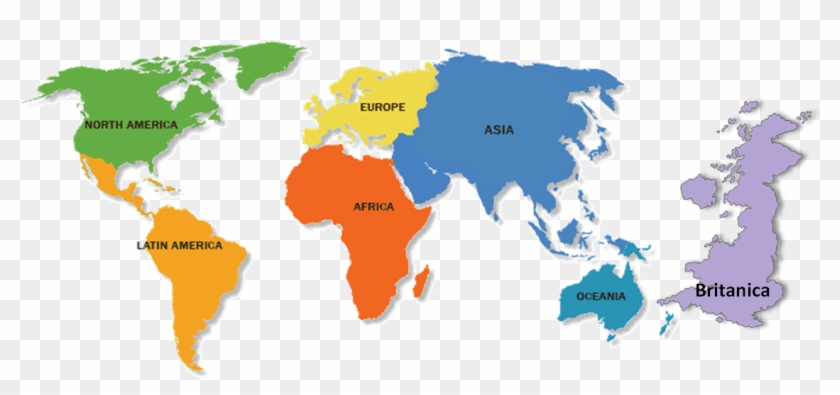 Global Map Png - New World History Map Clipart #2802303