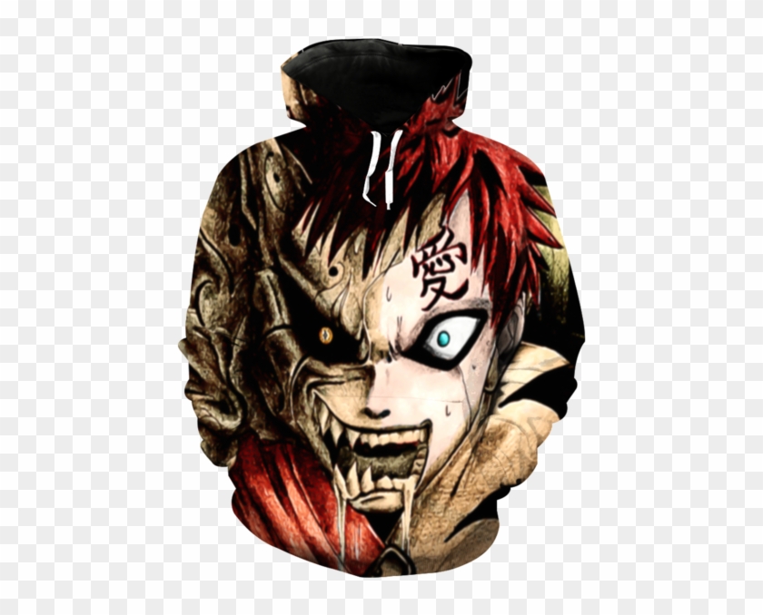 Gaara 3d Hoodie - Gaara Shukaku Clipart #2802559