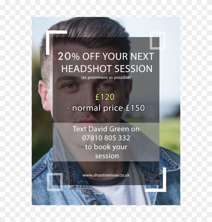 Bold, Serious, Photographer Photoshop Design For Shoot - Flyer Clipart