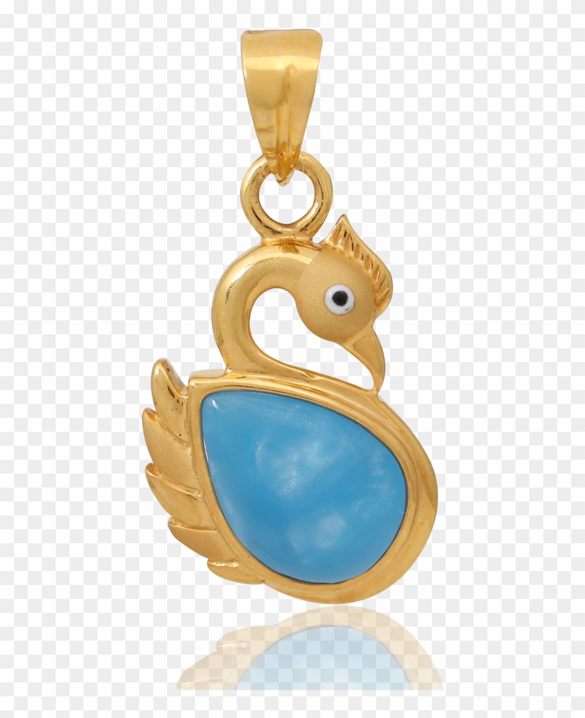 Graceful Swan Gold Pendant - Pendant Clipart #2803636