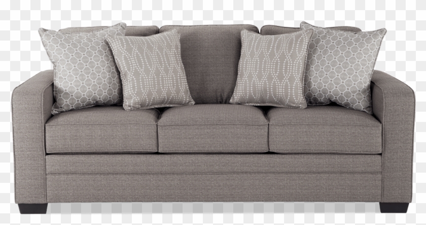 Transparent Sofa Cover - Grey Couch Png Clipart