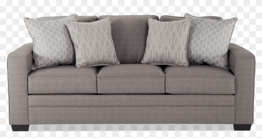 Transparent Sofa Cover - Grey Couch Png Clipart #2803975