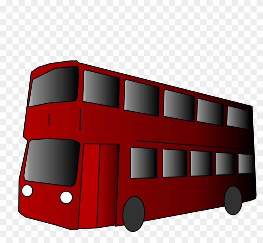 Travel By Bus - Double-decker Bus Clipart #2804259