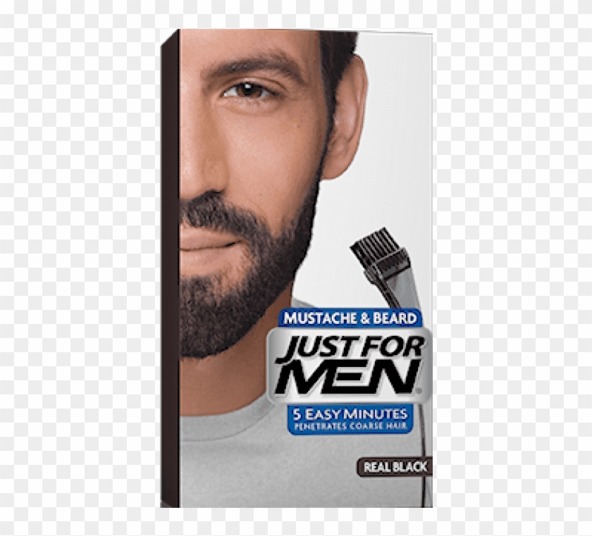 Just For Mens Mustache And Beard Gel - Just For Men Mustache Jet Black Clipart