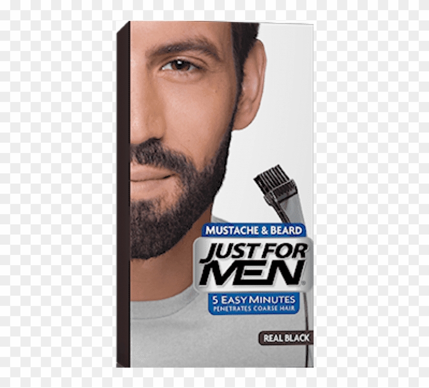 Just For Mens Mustache And Beard Gel - Just For Men Mustache Jet Black Clipart #2804558