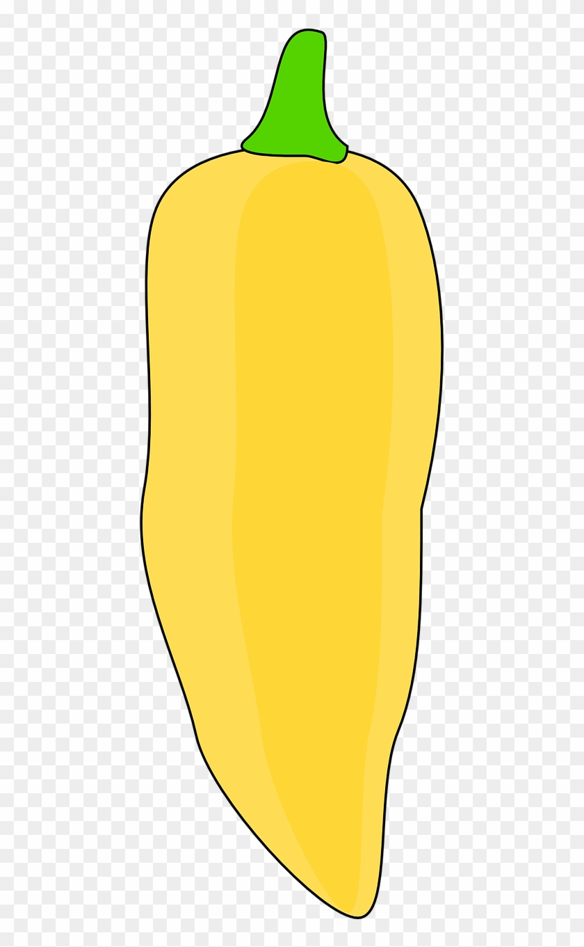 Capsicum Paprika Yellow Png Image - Illustration Clipart