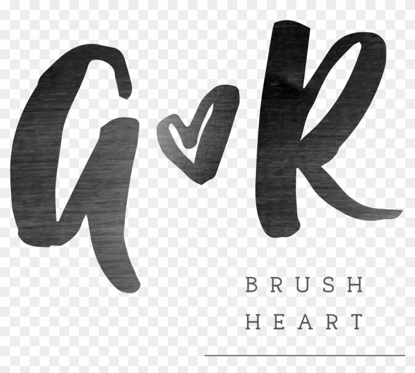 Heart, Png Calligraphy - Calligraphy Heart Png Clipart #2804728