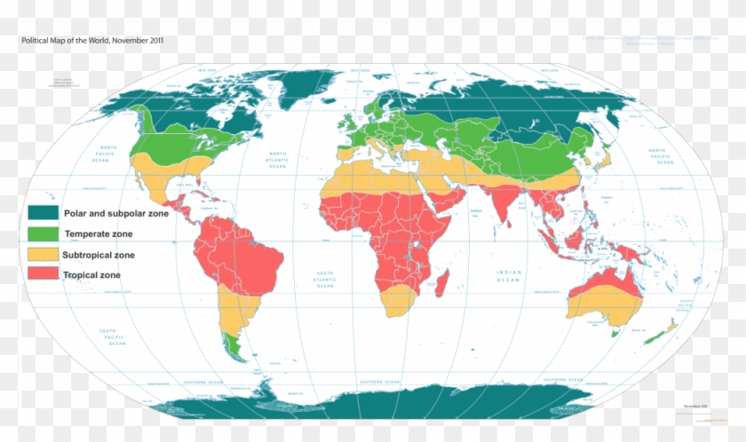 Climate Zones - خريطة الامم المتحدة Clipart #2804835