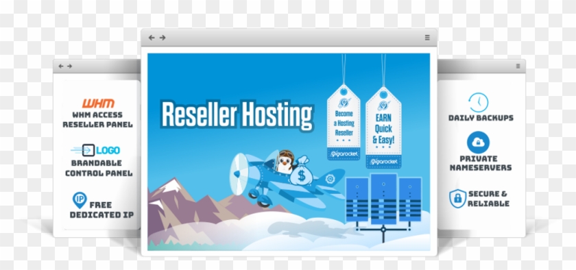Reseller Hosting Transparent Background - Free Vps Usa Clipart