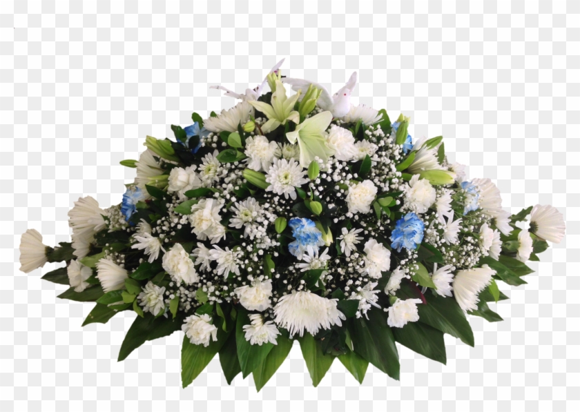 Casket Flower Bouquet Png - Flowers For Funeral Png Clipart