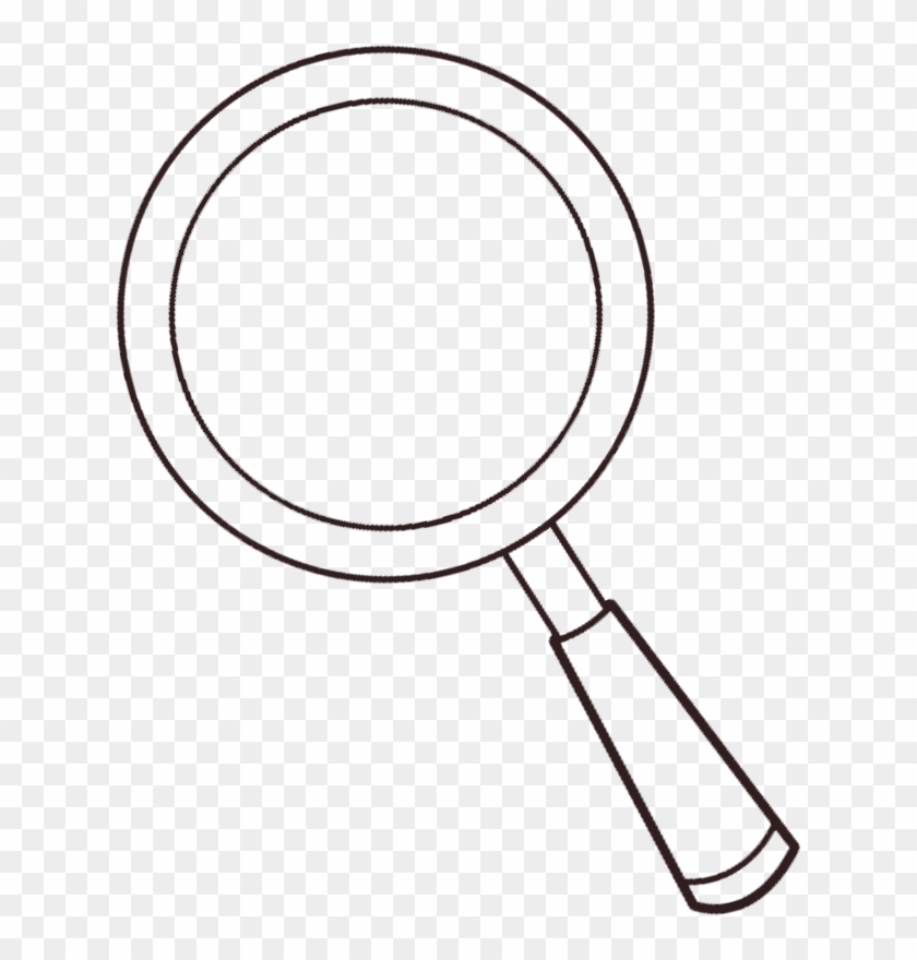 Download - Magnifying Glass Clipart Black And White - Png Download