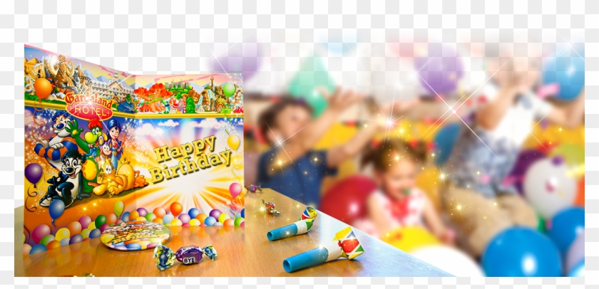 Birthdays & Parties - Kids Playing Party Clipart