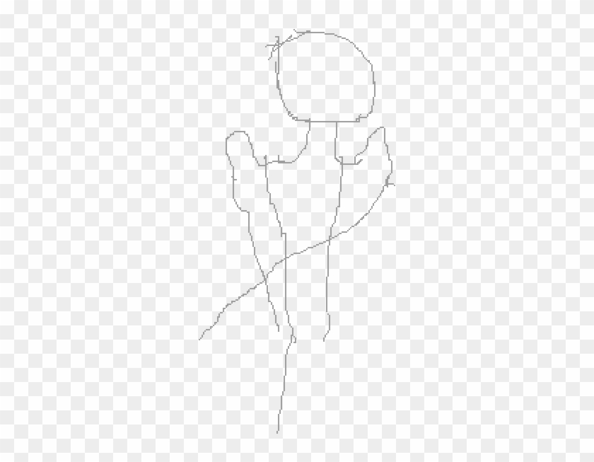 Badminton Drawing Sketch - Figure Drawing Clipart #2806418